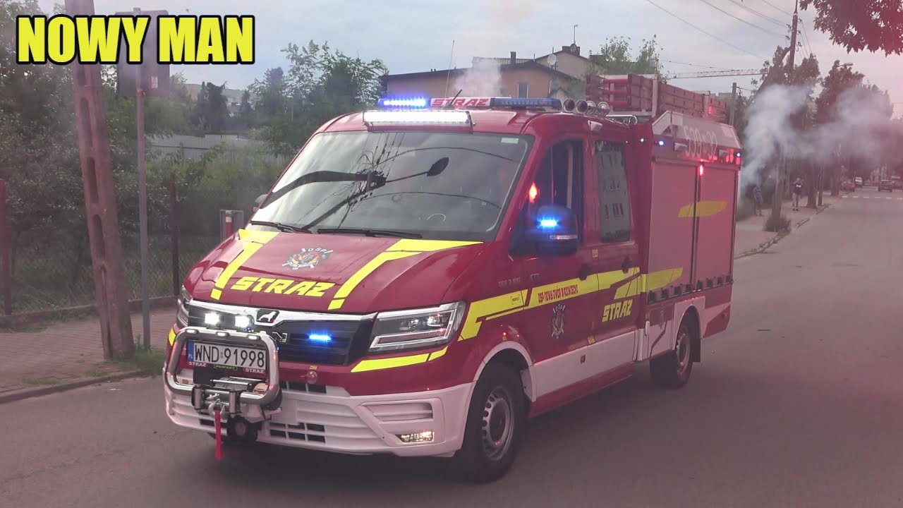 Powitanie nowego wozu 539[M]32 SLRt MAN TGE 3.180/Perfekt dla OSP Nowy Dwór Mazowiecki!