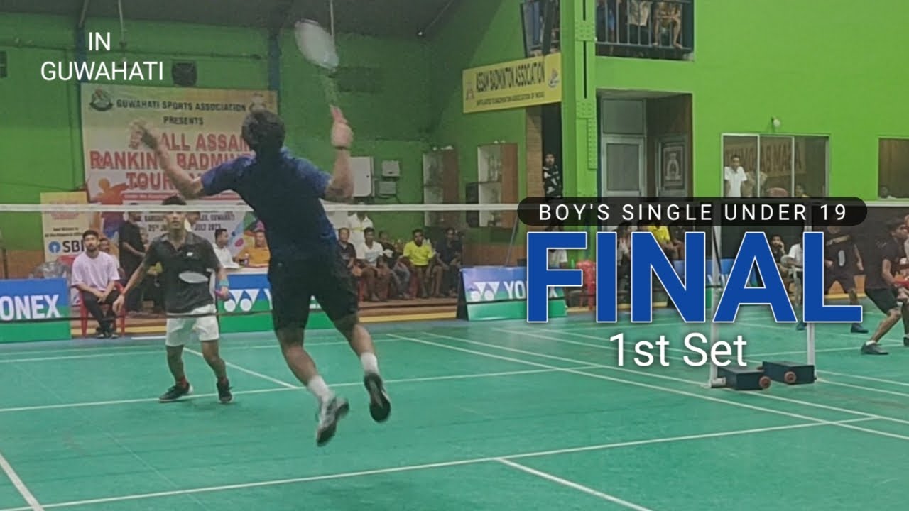 BOY'S SINGLE Under 19 / Final / 1st set - Yashdeep Gogoi vs Himanish Sekhar Das
