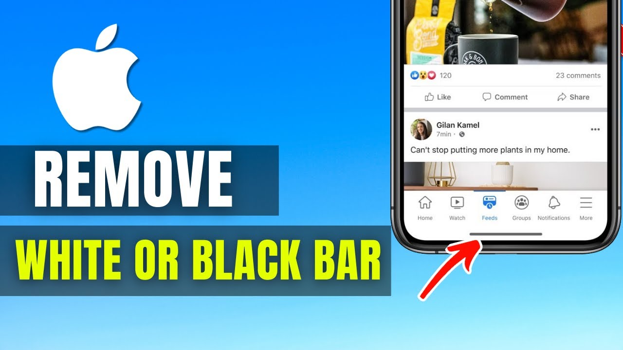 iOS 18: How to Get Rid of White or Black Bar at Bottom