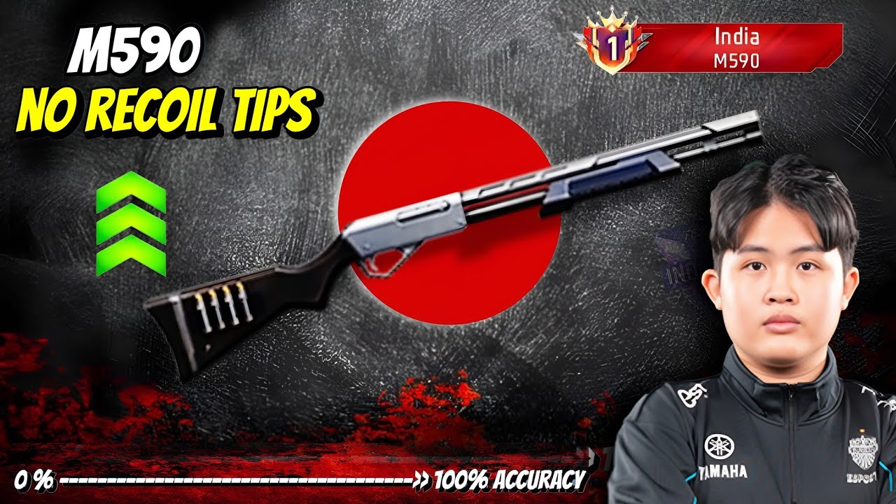 M590 Free Fire TIPS & TRICKS 🔥 | Recoil Control + Headshot Drills | M590 PRO MASTERCLASS 💥