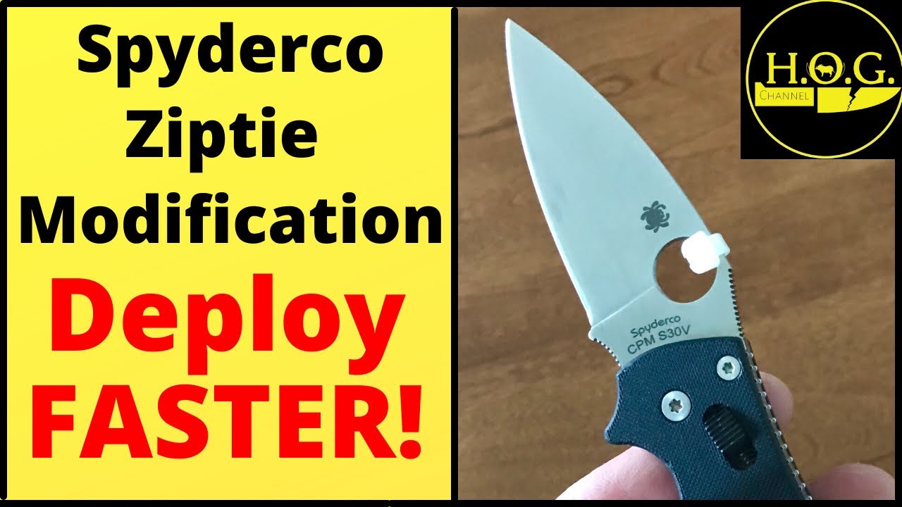 Модификация замка-замка Spyderco SPEED-OPENING — установка и обсуждение