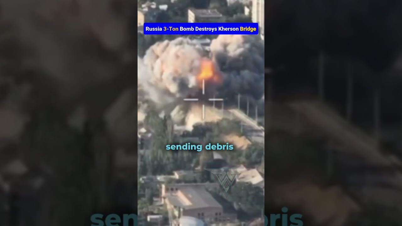 Russia Drops 3-Ton Guided Bomb on Ukraine Bridge
