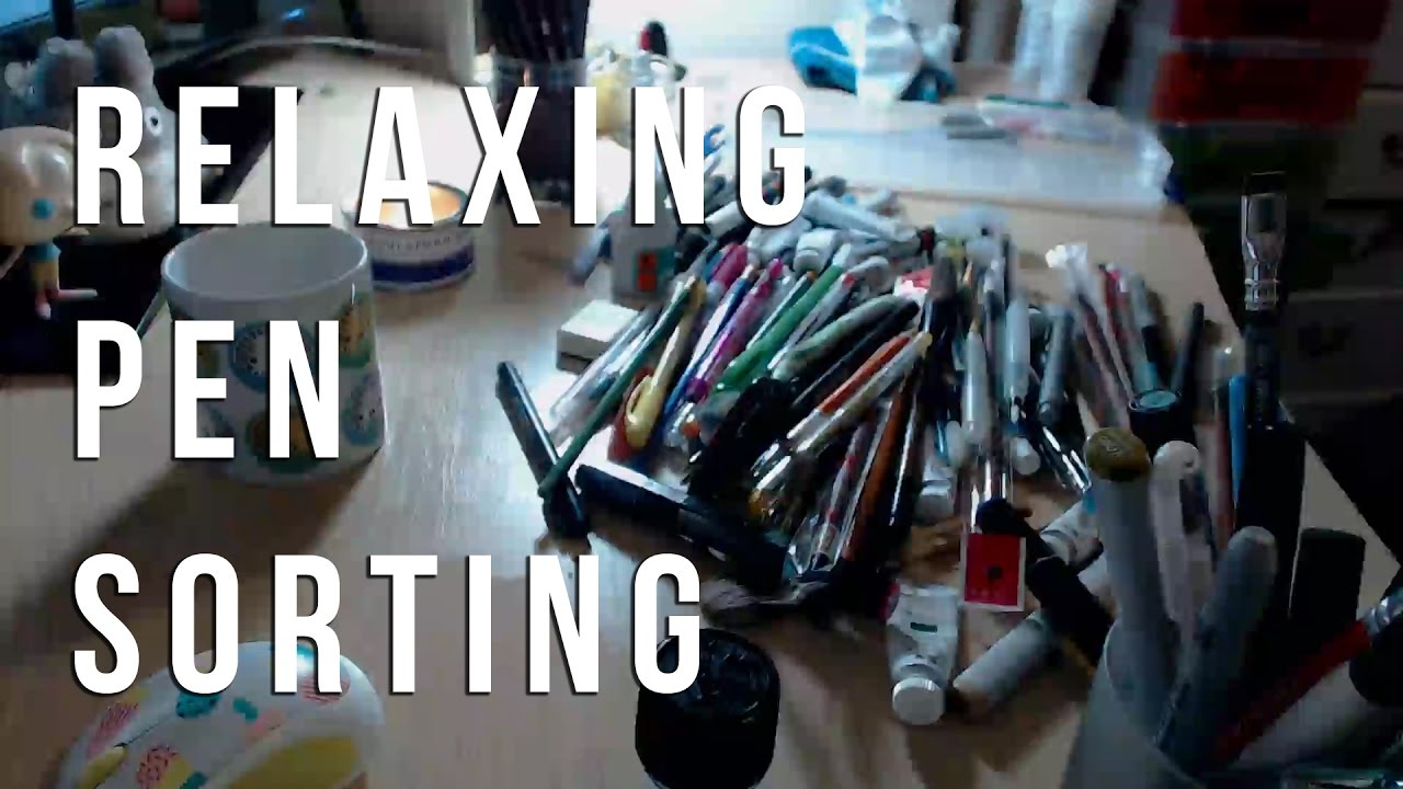Relaxing Pen & Pencil Case Sorting ✧