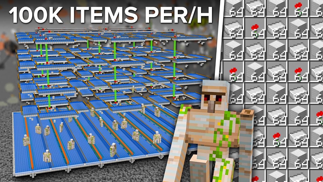 Minecraft 1.21 Ultimate Iron Farm Tutorial - 83,000 Iron Per Hour!