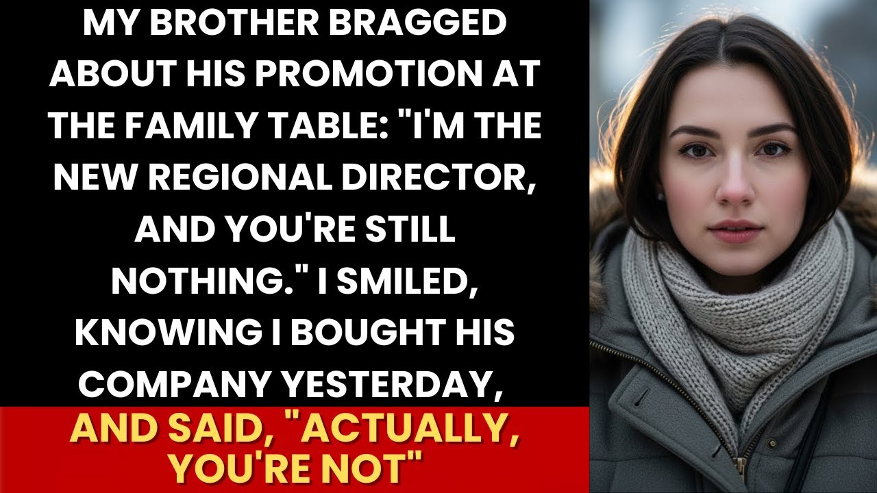 Brother Bragged “I’m the New Director”—I Bought the Company and Said “Actually, You’re Not”