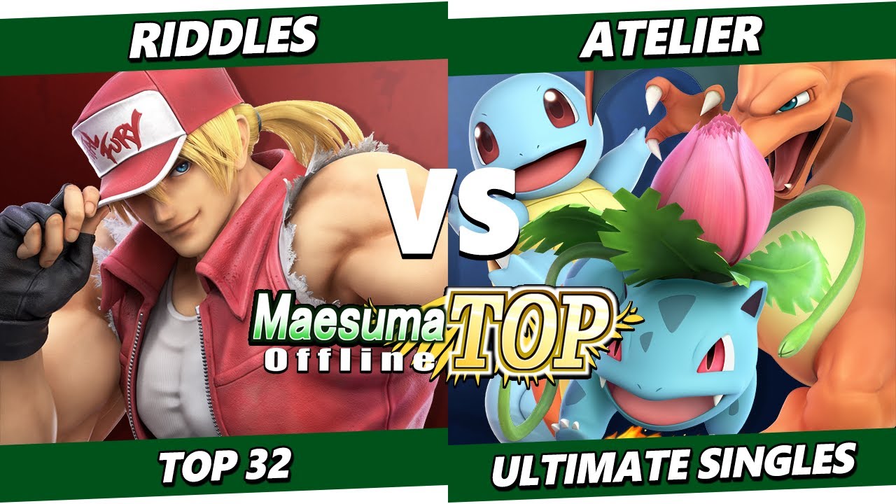 Maesuma TOP 12 - Riddles (Terry) Vs. Atelier (Pokemon Trainer, Wolf) Smash Ultimate - SSBU