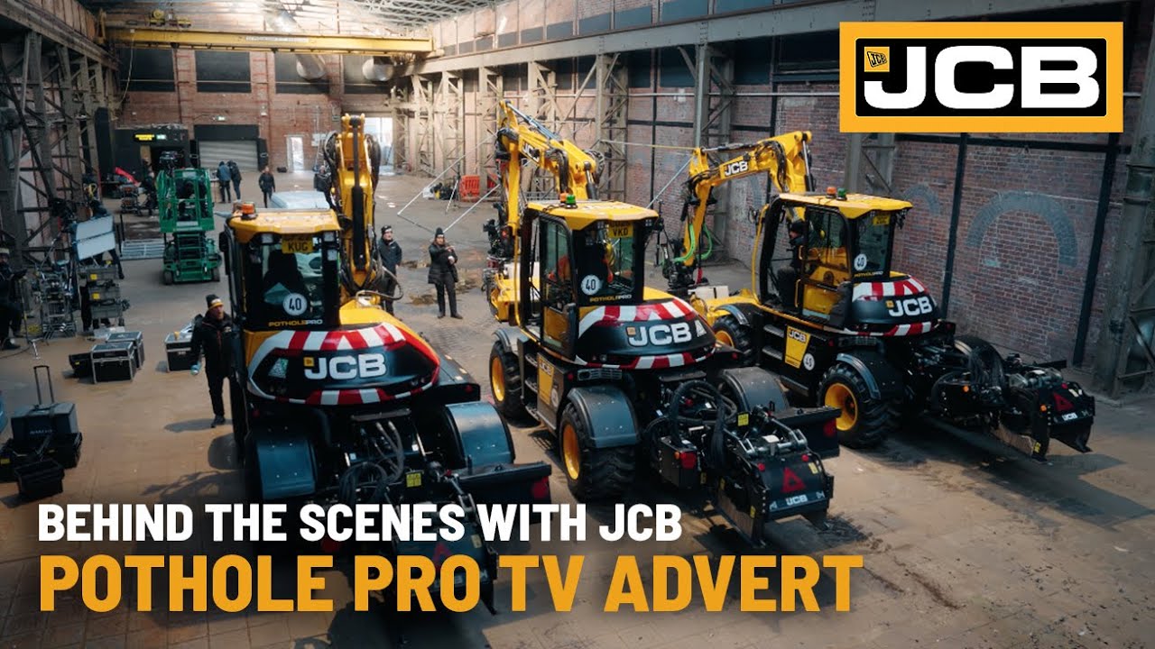 Behind the Scenes with JCB | Pothole Pro TV Advert