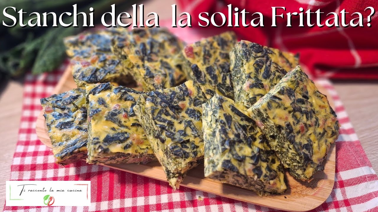 FRITTATA CON CAVOLO NERO AL FORNO | Una vera squisitezza, guarda come la preparo
