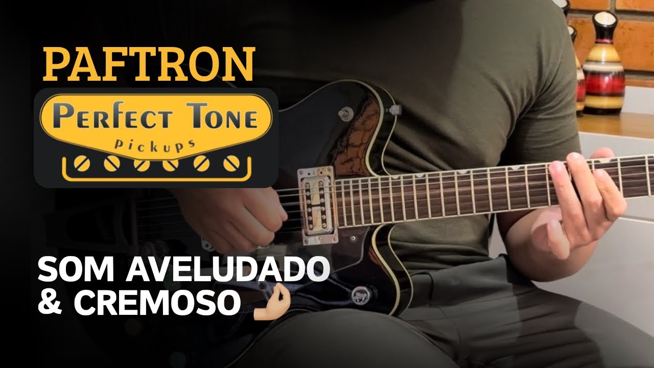 Review dos CAPTADORES Perfect Tone Paftron na minha GRETSCH ELETROMATIC!