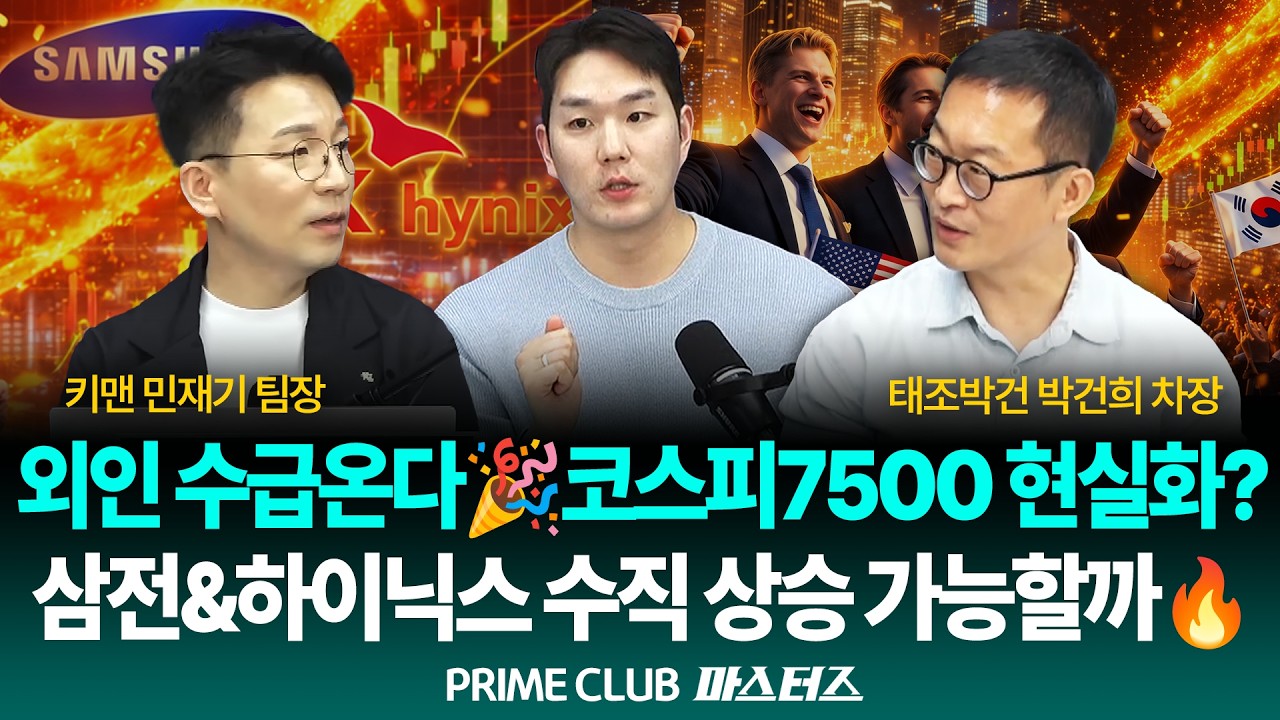 [LIVE] 외국인 수급 들어온다! 코스피 7500의 현실이 될까? 반도체, 2차전지, ESS, 양자 등 주요 섹터 전략｜260415｜마스터즈｜민재기 팀장, 박건희 차장