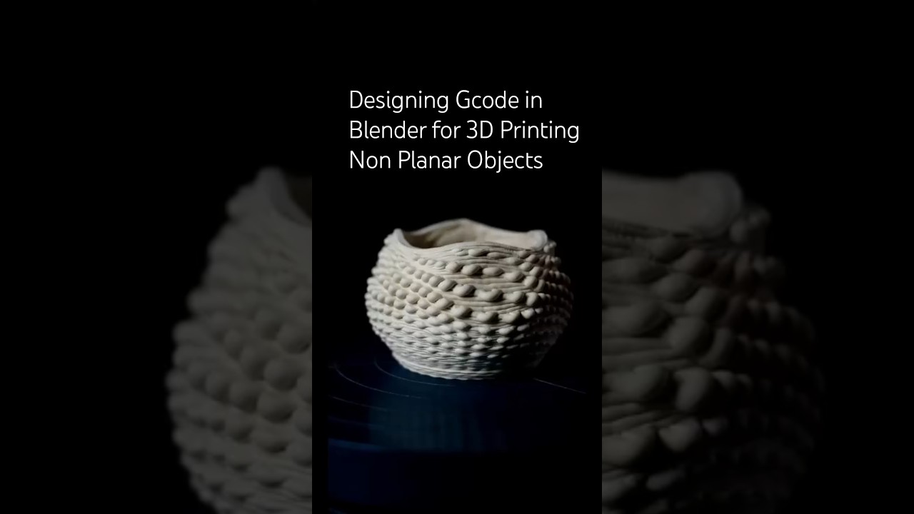 Не разрезайте свой 3D-принтер #blender #3dprinting #gcode