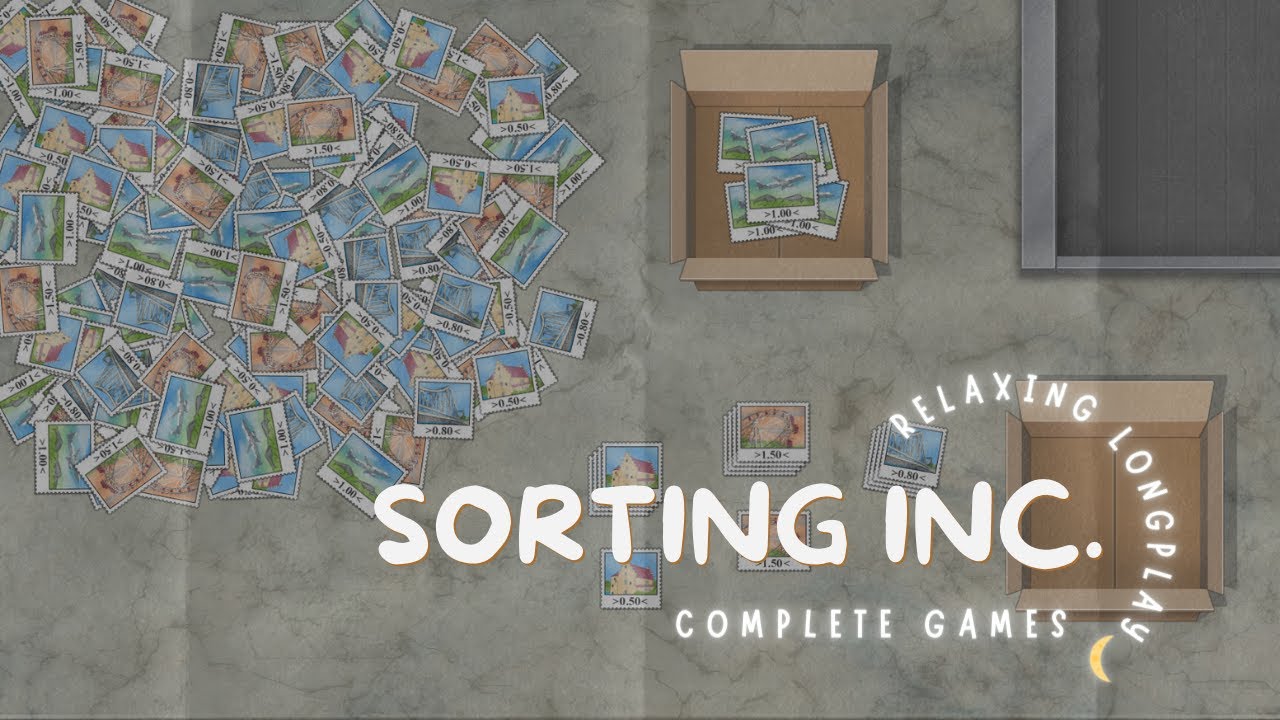 📦 Sorting INC: Full Game Playthrough | Chill Organizing No Commentary 📦