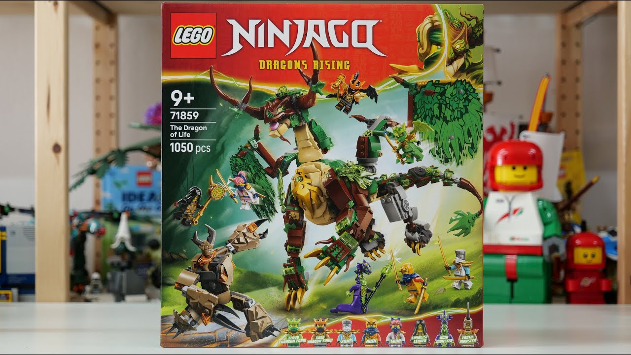 LEGO Ninjago Dragons Rising 71859 Дракон Жизни — обзор LEGO Speed ​​Build