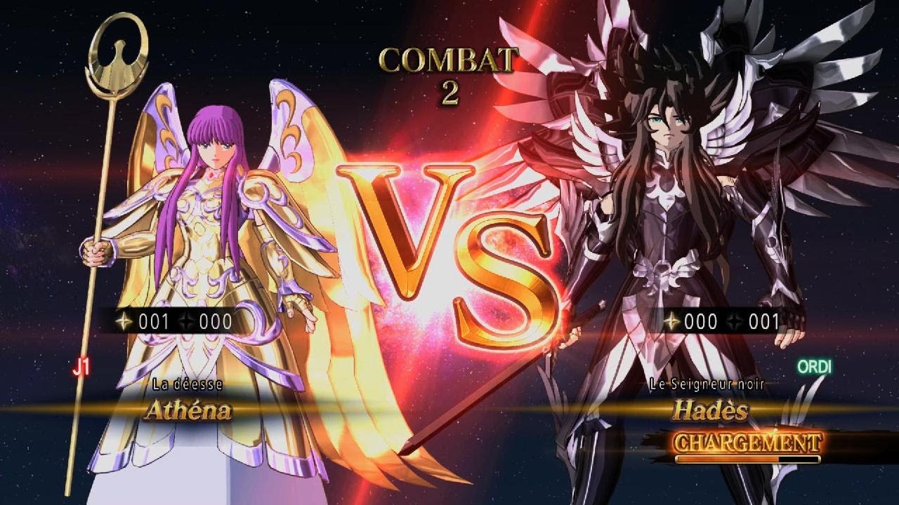 Saint Seiya: Soldiers' Soul Athéna Vs Hadès fight PS5 4K 60FPS