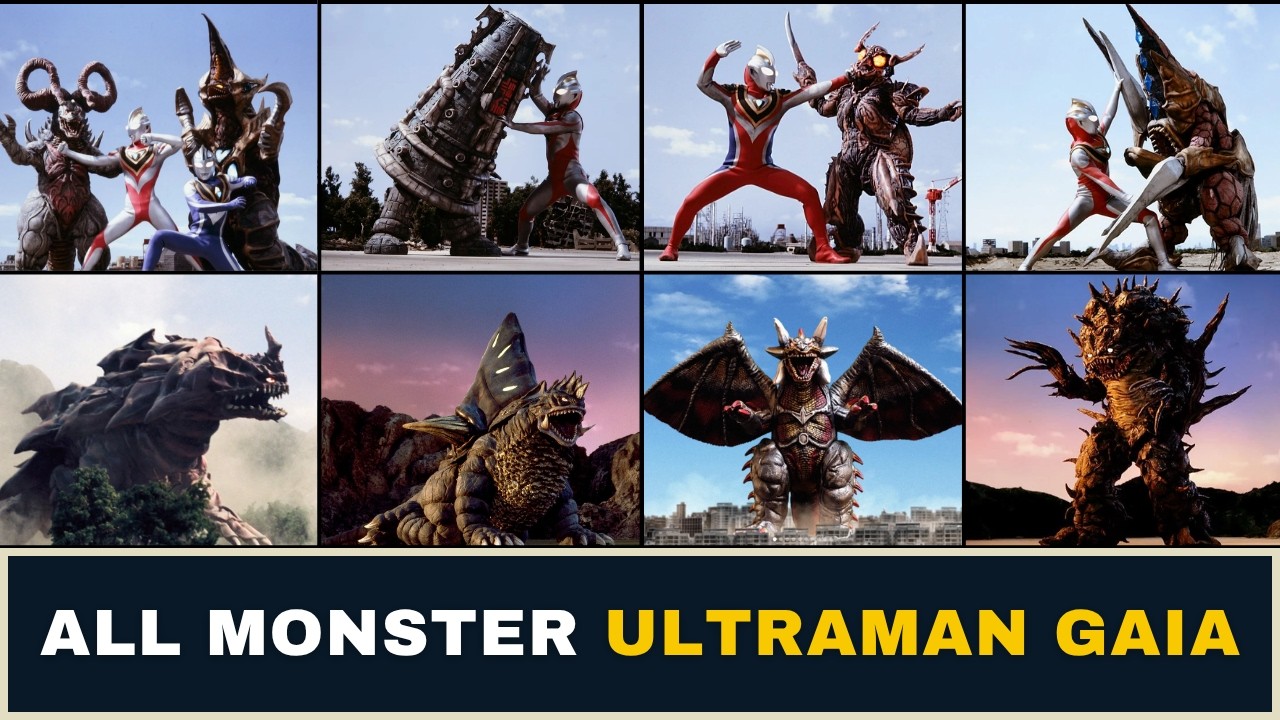 All Monster Ultraman Gaia #ultraman #ultramangaia #fyp