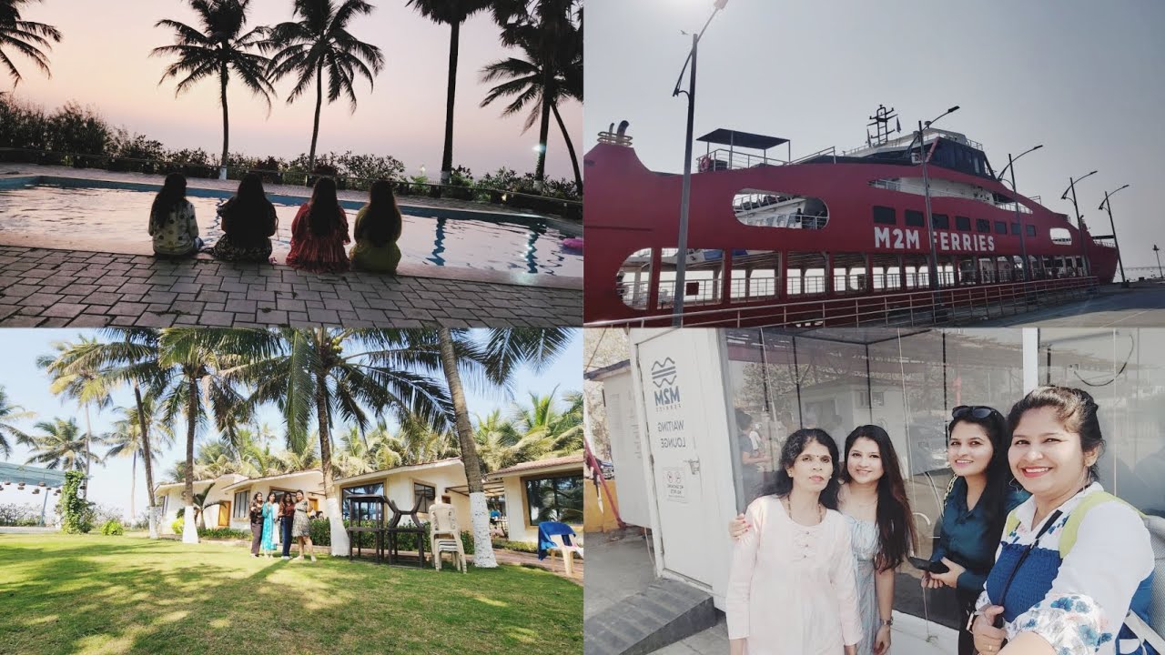 Weekend trip to alibaug by M2M ferry|Stay in SHANT BEACH RESORT in alibaug