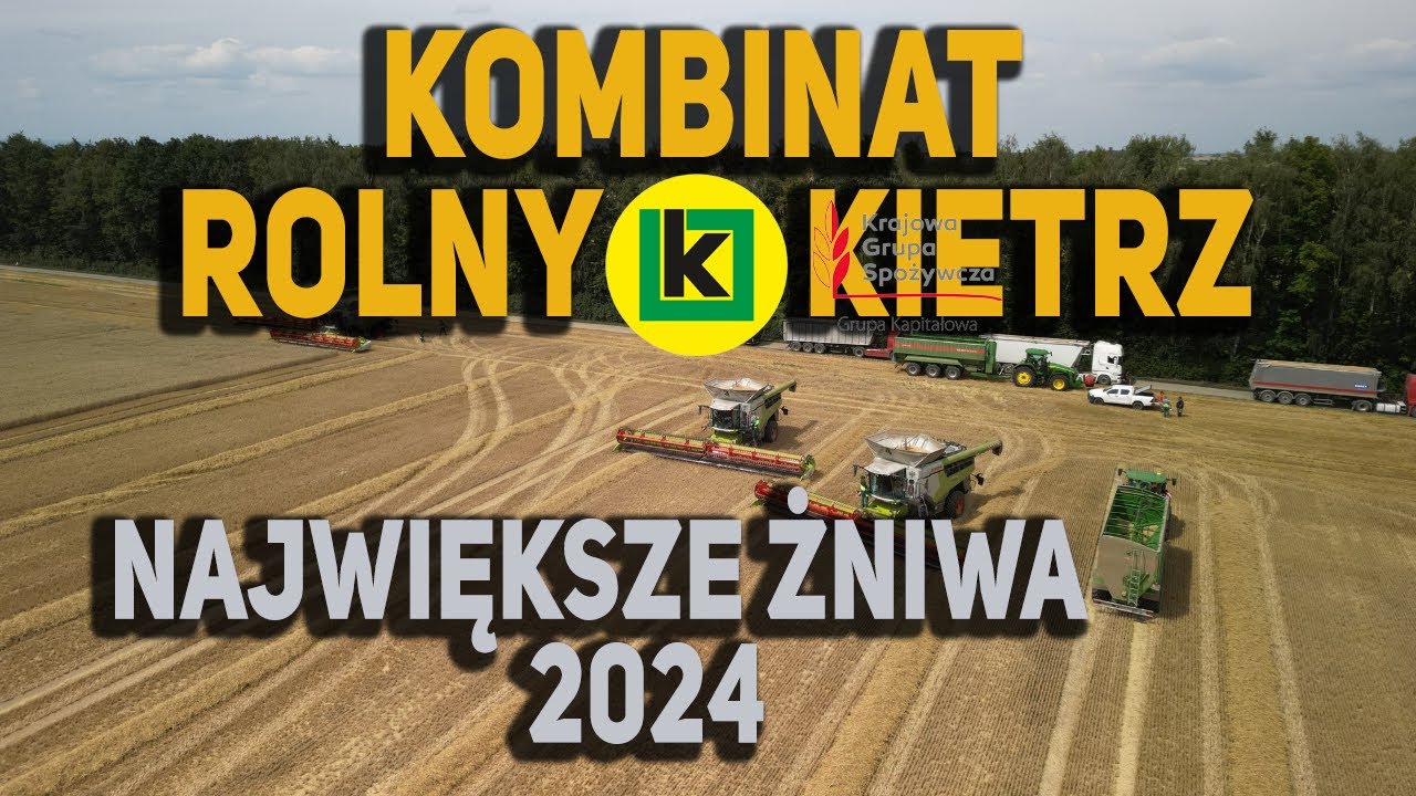 NAJWIĘKSZE ŻNIWA W POLSCE🔥 KOMBINAT ROLNY KIETRZ☆| 4x CLAAS LEXION 8900| 14m HEDER| 3000ha PSZENICY😱