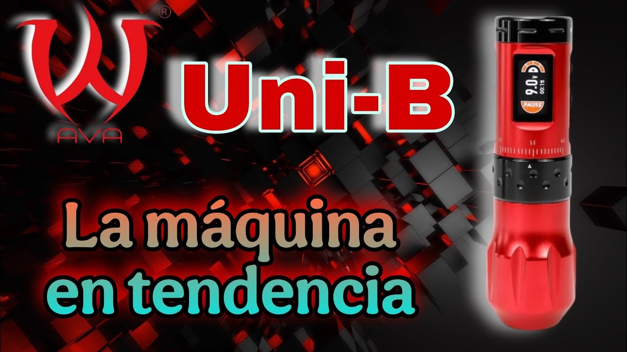 Ava UNI-B LA MÁQUINA DE TATUAR MÁS PEDIDA☑️EN TENDENCIA ESTE AÑO🔥ES TAN BUENA COMO DICEN?🤔 UNBOXING