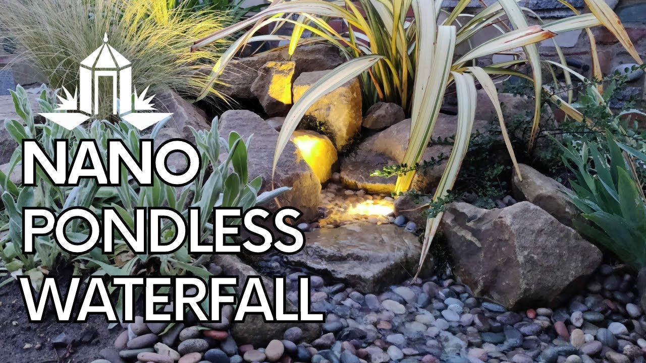 How to build a Pondless Waterfall- Pondless Waterfall build- Garden Waterfall Kit UK