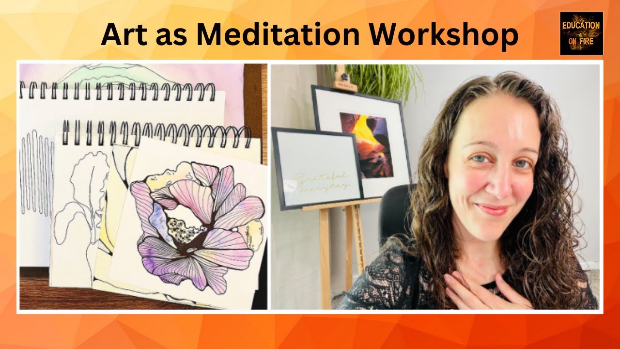 Workshop: Art As Meditation for Self-Care with Cynthia Hauk, MFA
