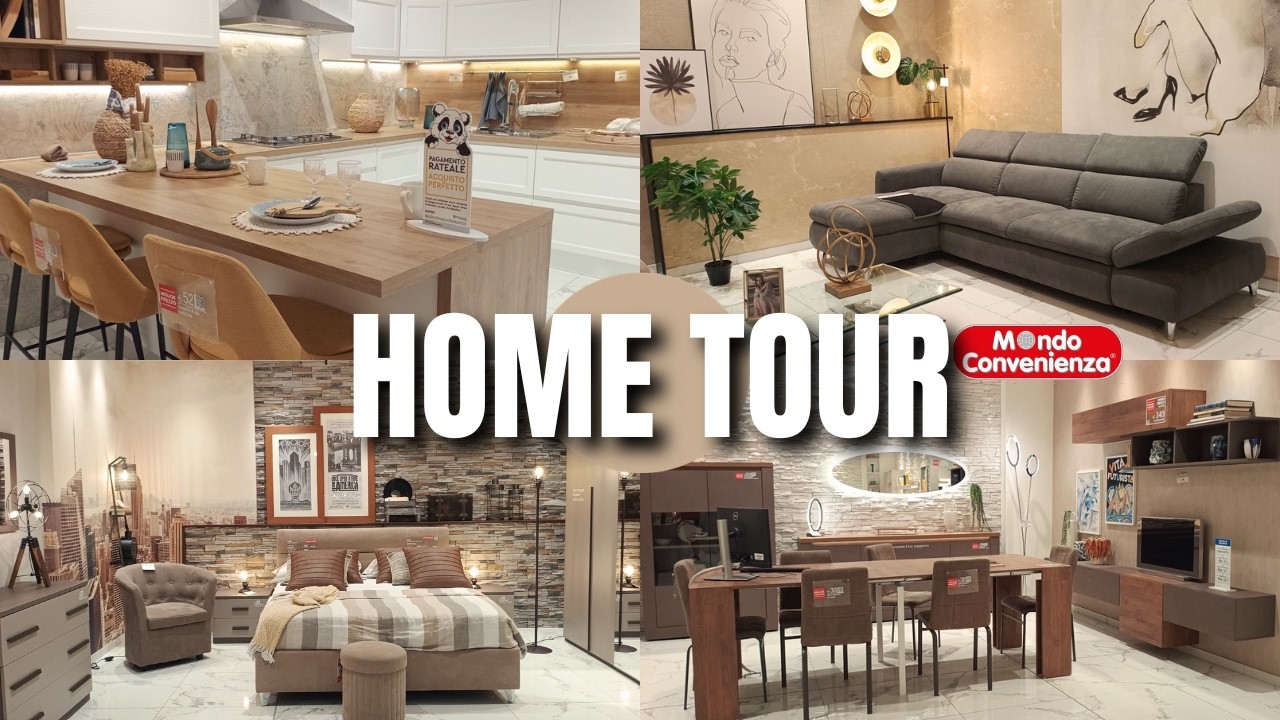 HOME TOUR ❤️ Mondo Convenienza arredamento 🏠vediamo cosa hanno🤗✨ #homedecor #home #vlog #arredamento