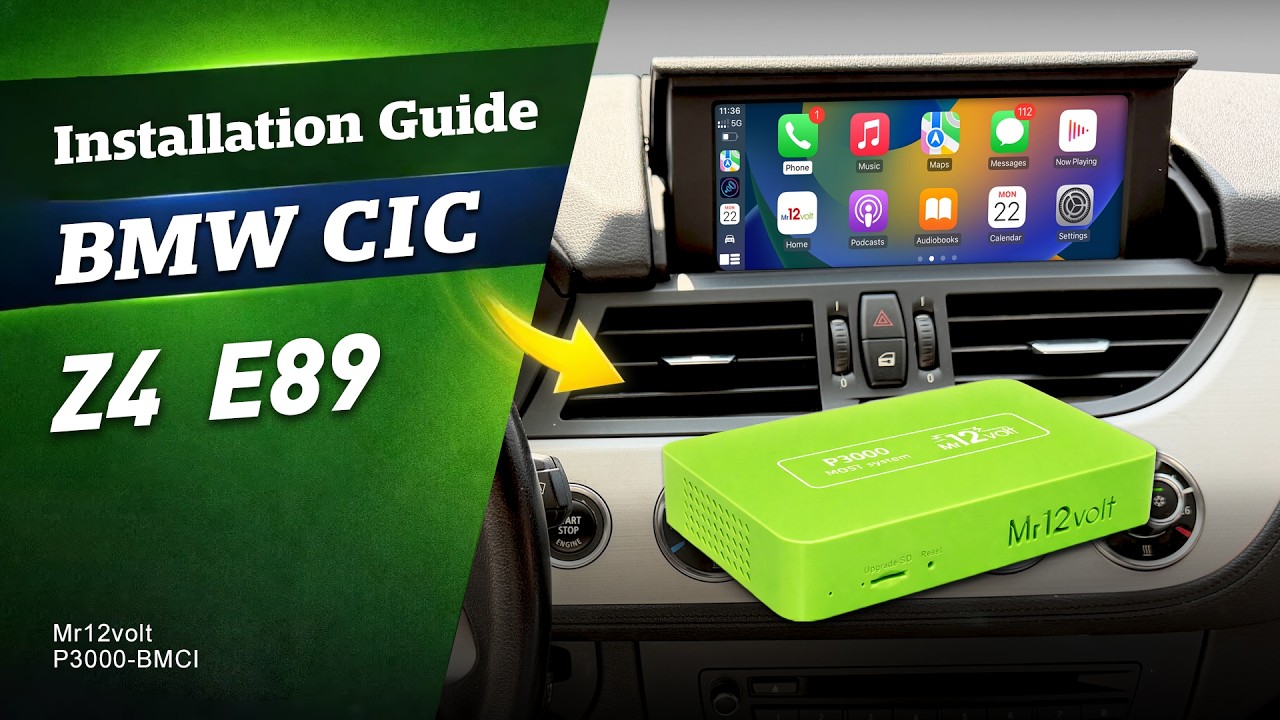 BMW 2011 Z4 E89 CIC Wireless CarPlay & Android Auto Upgrade & Installation Manual