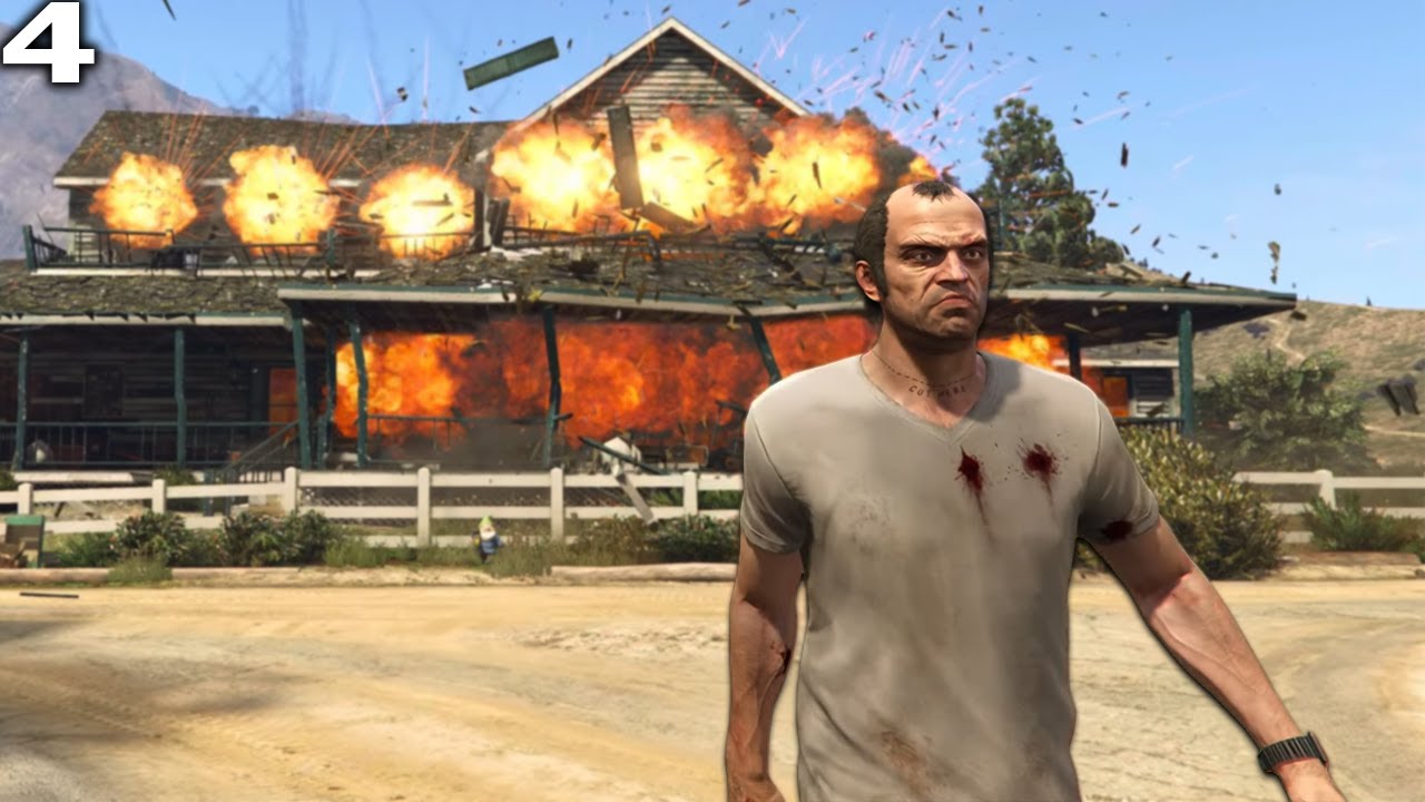 Тревор сошёл с ума - Grand Theft Auto 5 - Часть 4