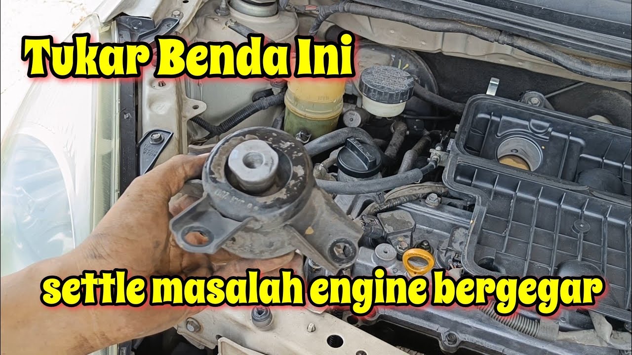 Cara Tukar Engine Mounting Daihatsu Sirion / Perodua Myvi #mechanic #dailyvlog