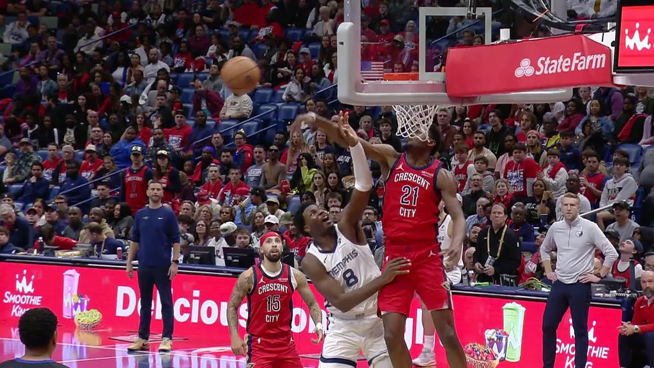 Yves Missi DISMANTLES Jaren Jackson Jr. | Pelicans-Grizzlies Highlights