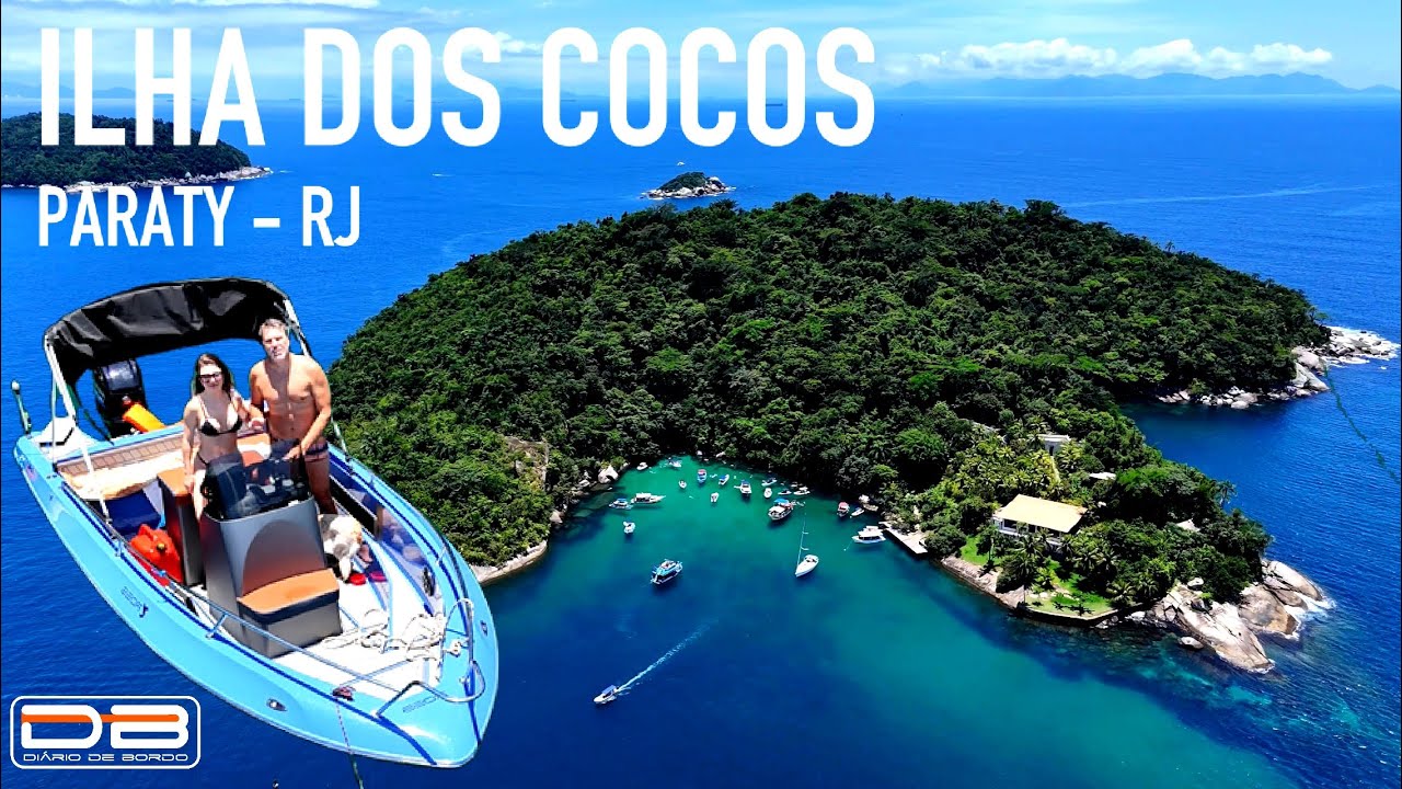 A ilha mais bonita de Paraty | Ilha dos Cocos | vazia e lotada | Episódio final réveillon 2025
