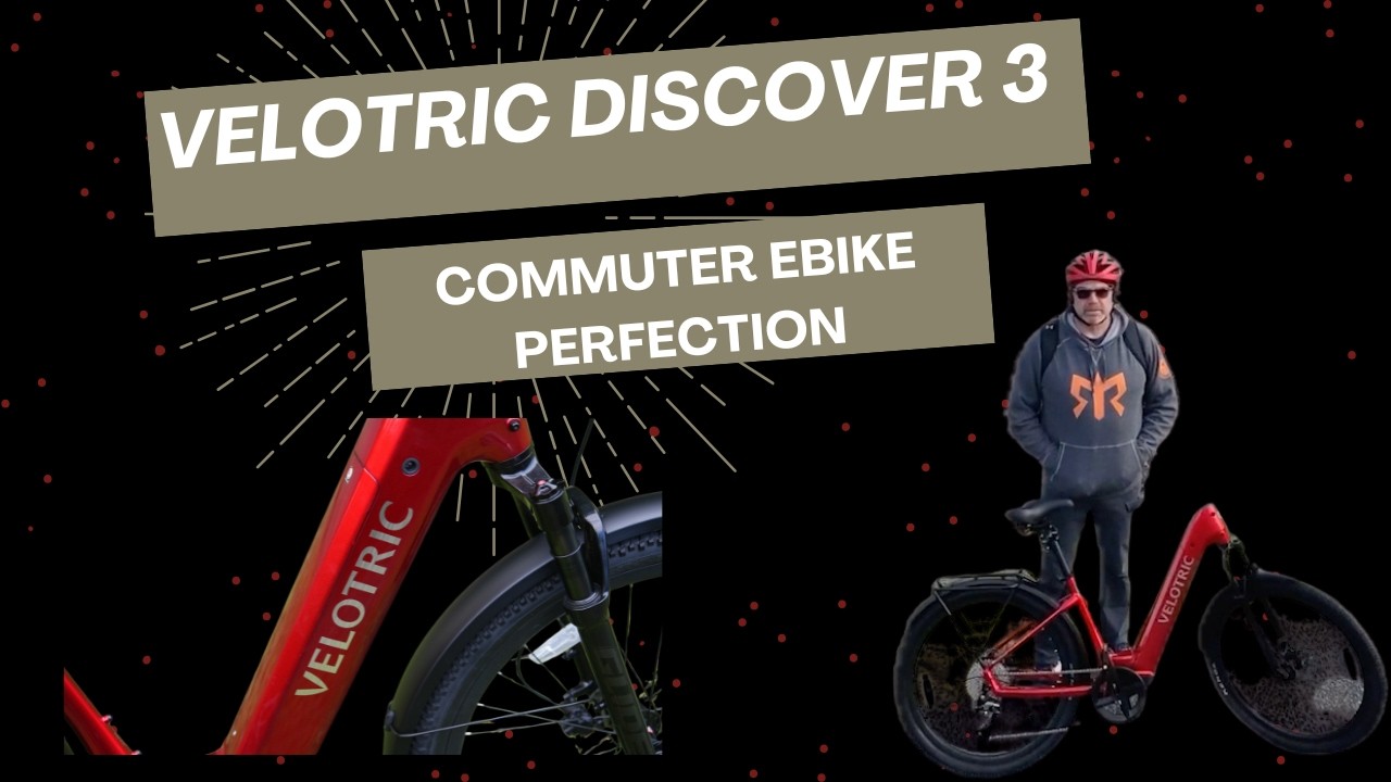 Velotric Discover 3: Comfortable commuter e-bike for iPhone and Android users