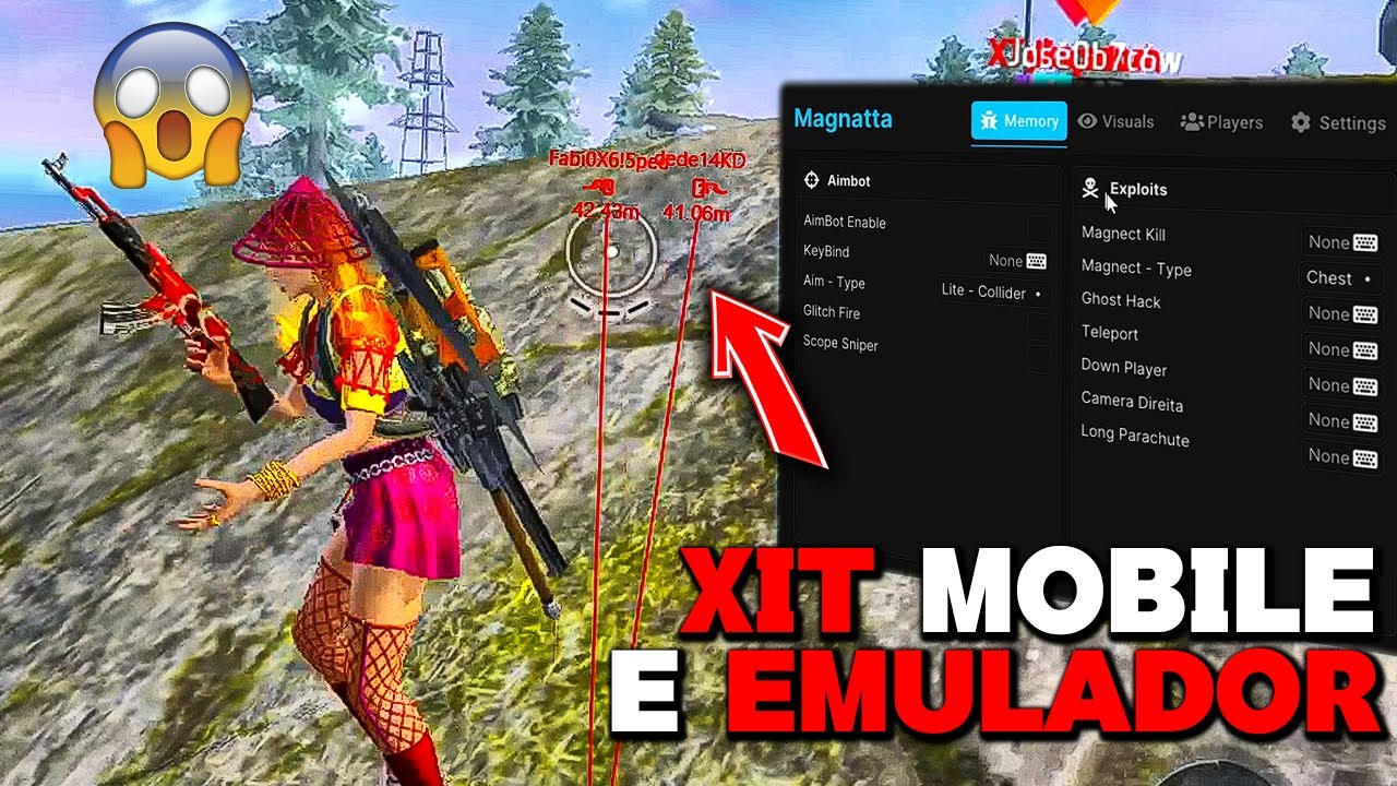 PAINEL GRÁTIS? 100% ATUALIZADO 💎 XIT EXTERNAL EMULADOR AIMBOT 100% ANTI BAN!