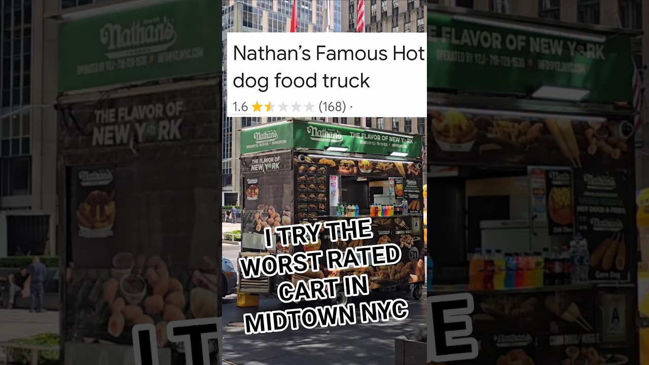 I TRY THE WORST RATED CART IN MIDTOWN NYC!!