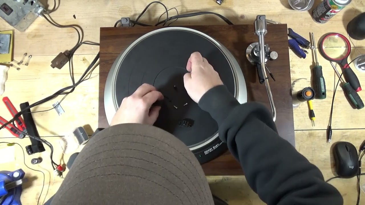 Denon DP 50M Manual Turntable Setup and Tonearm Damping