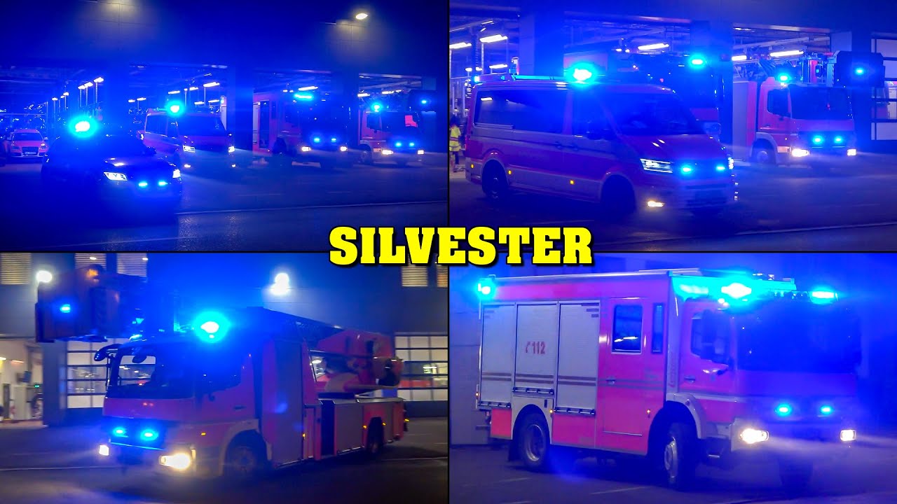 [DAUEREINSATZ an SILVESTER] - Feuerwehr INGOLSTADT | 11 Einsätze für BF & FF!