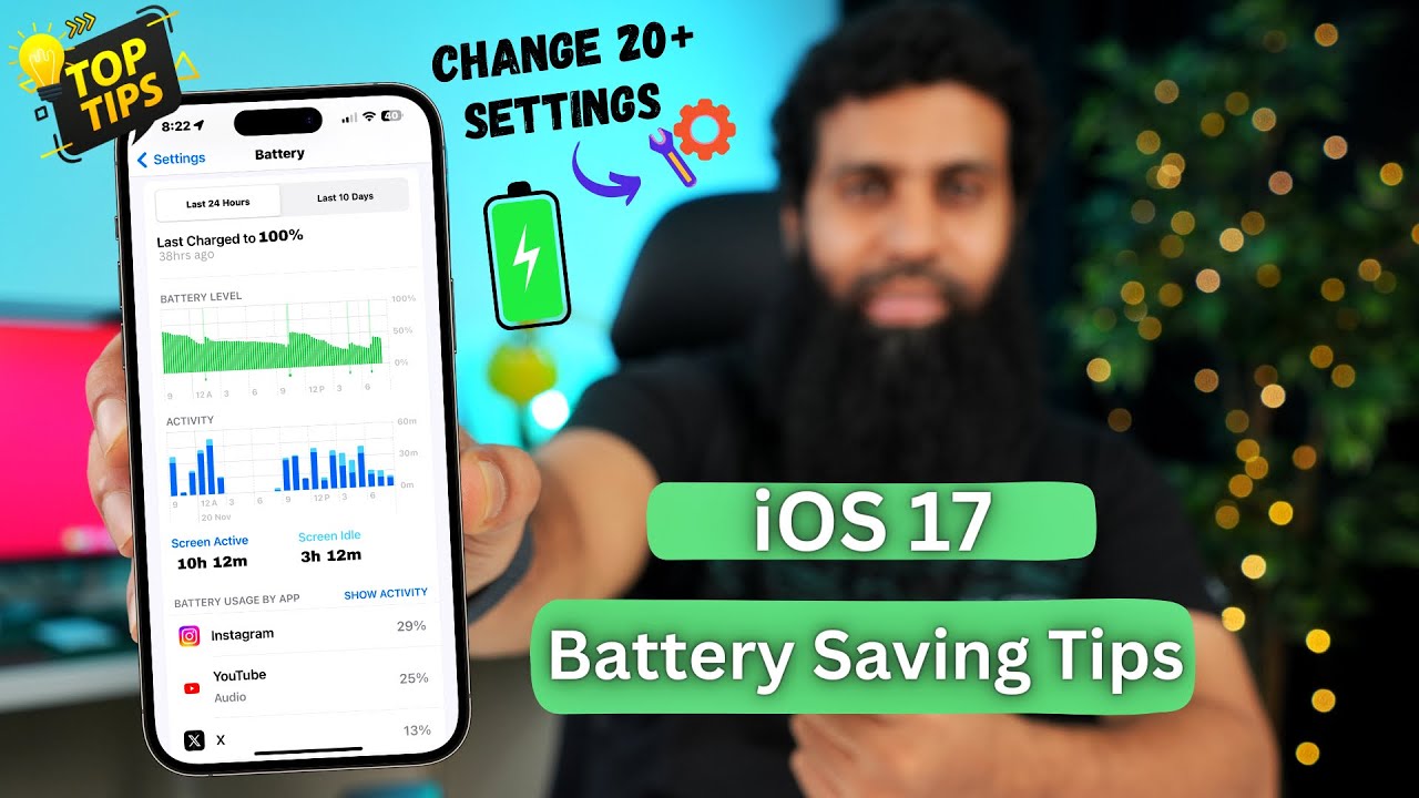IOS 17 battery saving tips | iOS 17 Battery Drain Problem on iPhones ft Wondershare Recoverit