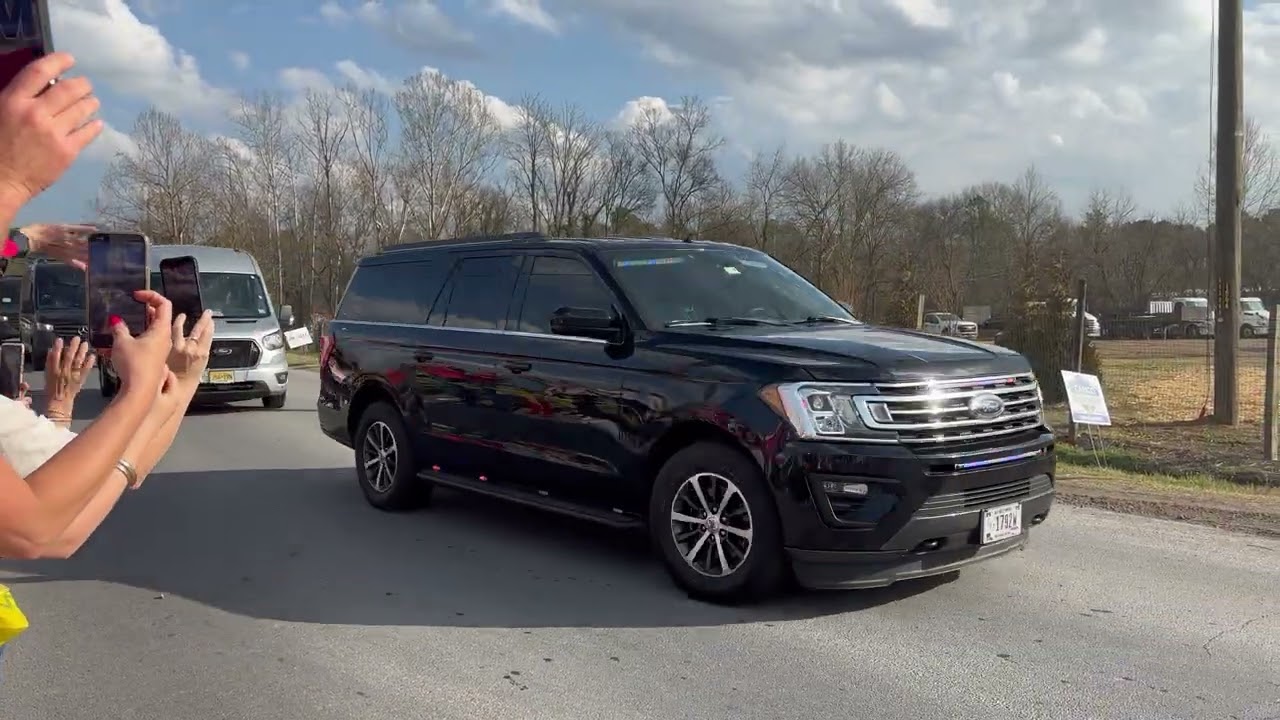 President Trump motorcade, Rome GA  February 2026