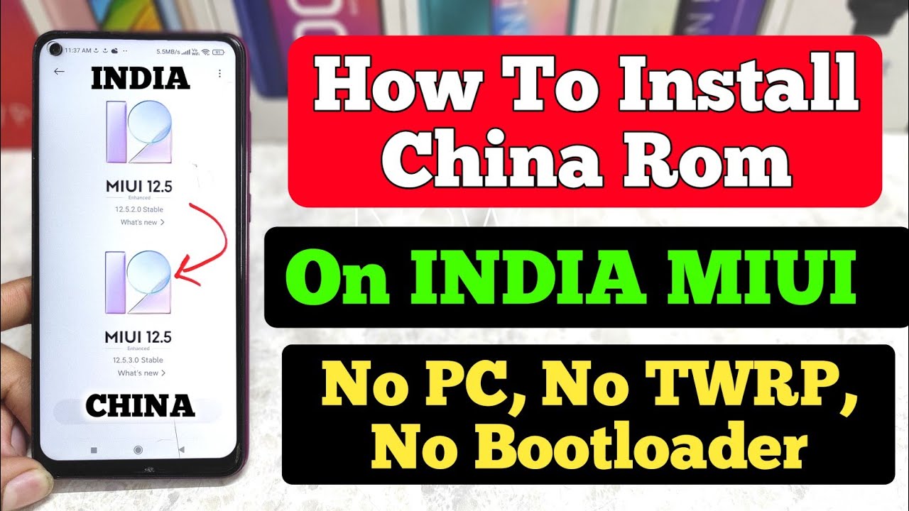 How To Install China MIUI ROM On India MIUI Phone | No PC, No Bootloader | 100% Working Method