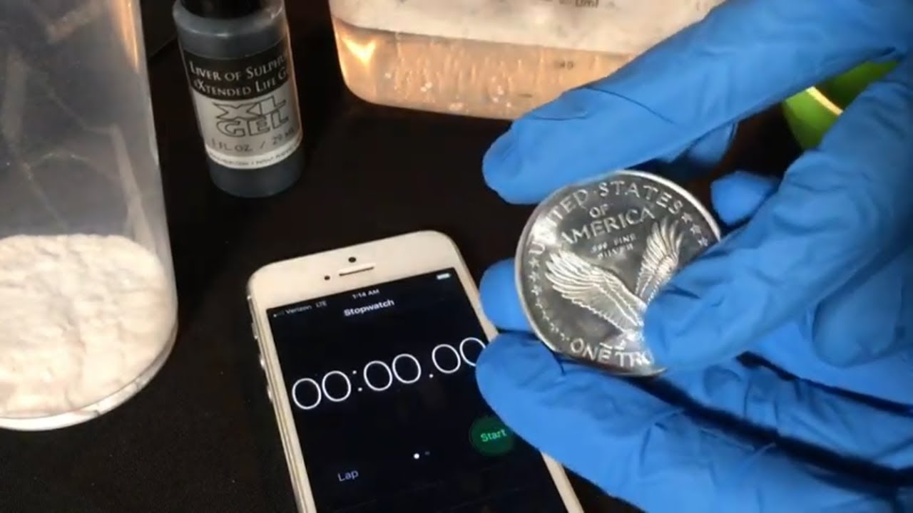 Antiquing Silver With Liver of Sulfur - Artificially Toning Silver