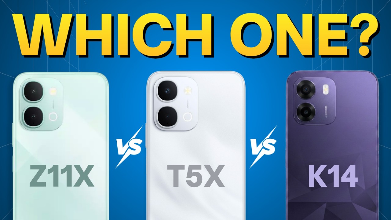 Vivo T5x vs iQOO Z11x vs Oppo K14 5G 🤔 Best Budget Phone Under ₹15,000