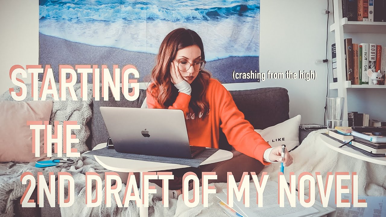 Starting Draft 2 of My Novel (crashing from the high of prep + giving myself a deadline) // vlog #3