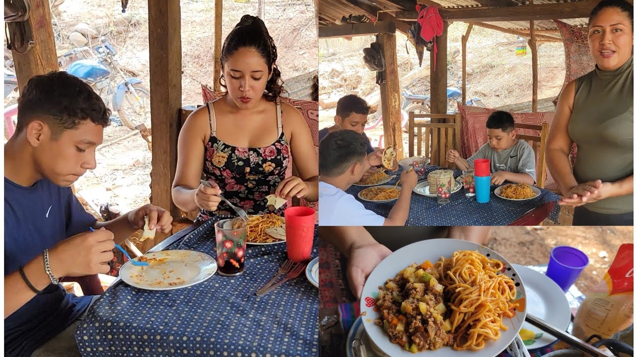 DISFRUTANDO DE LA RICA CARNE MOLIDA CON BEJETALES 