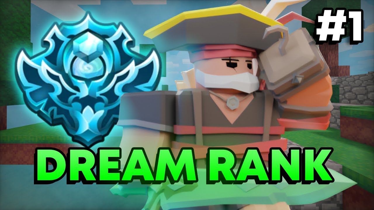 I Carried My Fan To His DREAM Rank With Davey.. (Roblox Bedwars) #1