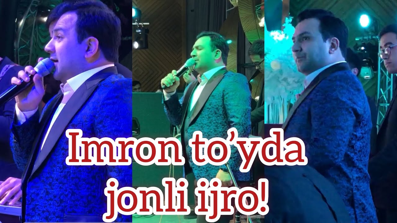 Imron to’yda jonli ijroni yorvordi😱 - Ko’rmasam bo’lmas, Seni hech kimga bermay sevaman, Bu oqshom