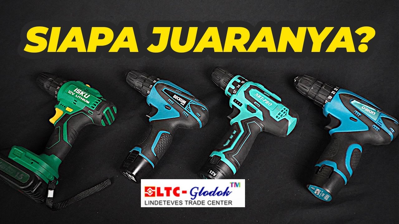 Tes Bor Cordless 12V TERMURAH di LTC Glodok: Isku, Beckum EB2, Orion, NRT Pro