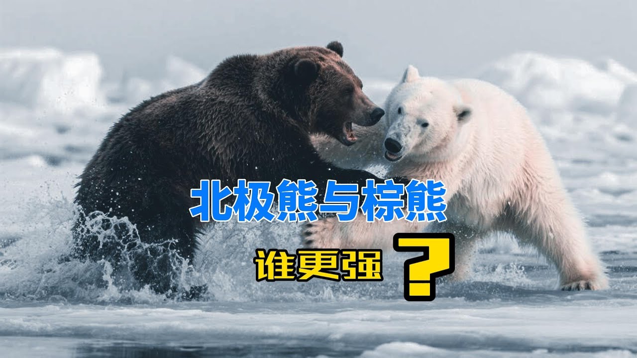 北极熊与棕熊，究竟谁更强？！