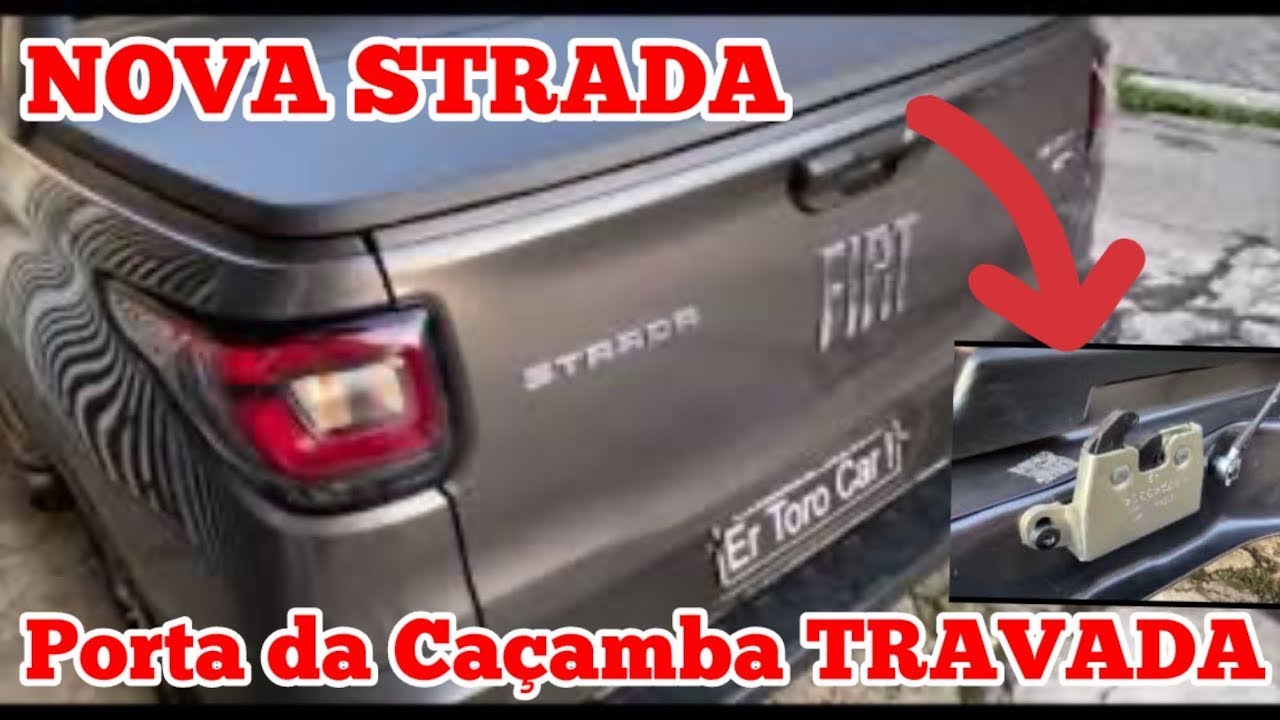 SAIBA COMO DESTRAVAR A PORTA DA CAÇAMBA DA SUA FIAT STRADA