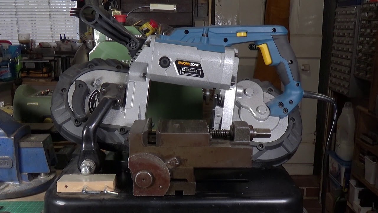 Aldi Portable Metal Cutting Bandsaw - Vice Upgrade