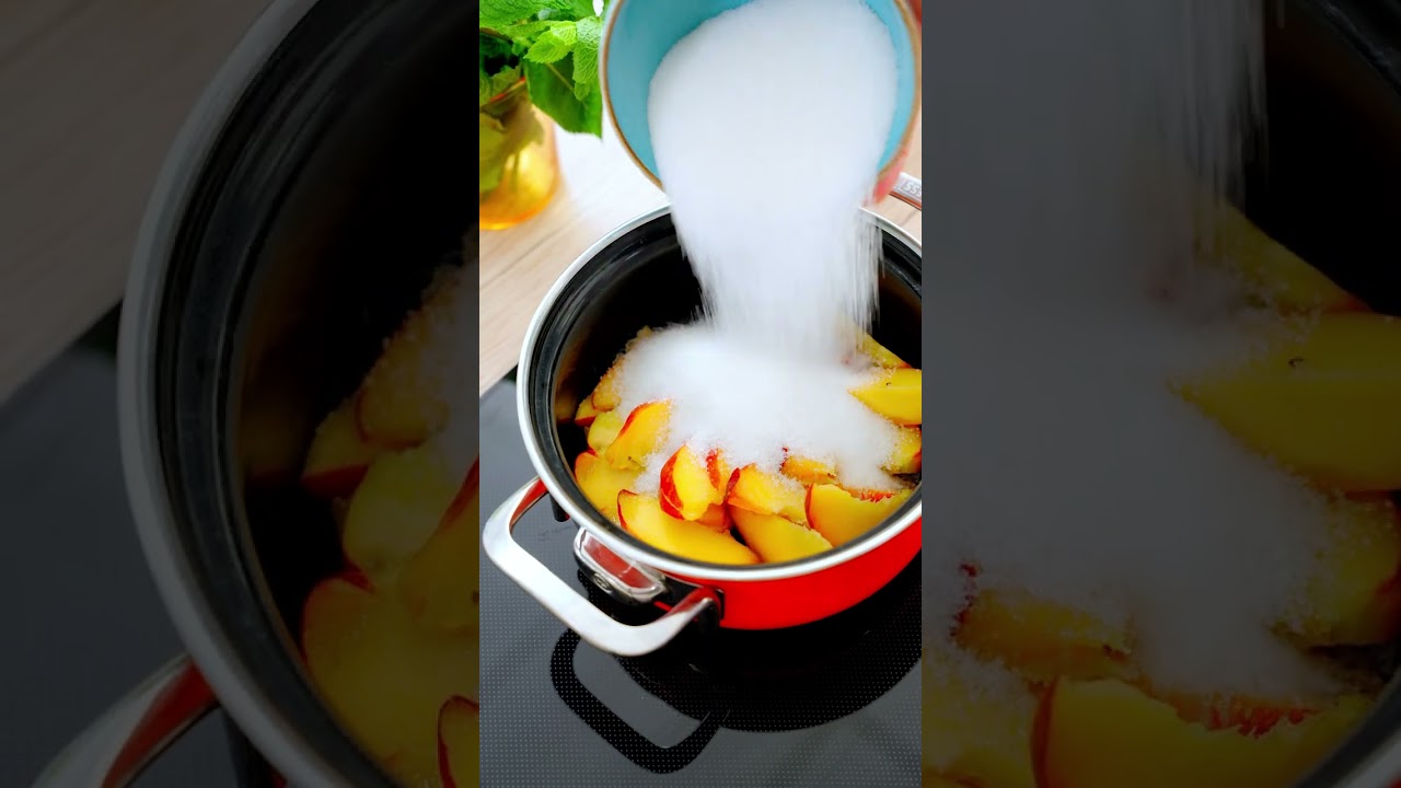 #HomeMade recipe: How to make peach iced tea  &bull; Simple Meals by Gorenje