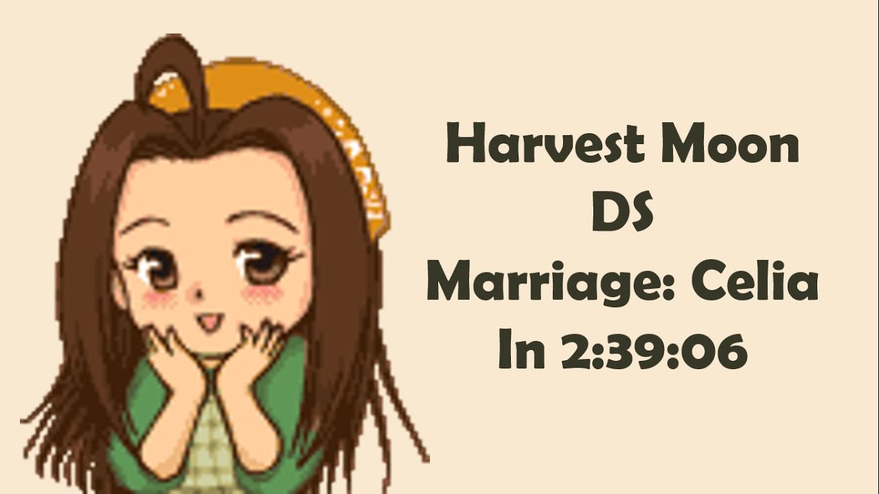 [WR] Harvest Moon DS Celia Marriage Speedrun in 2:39:06
